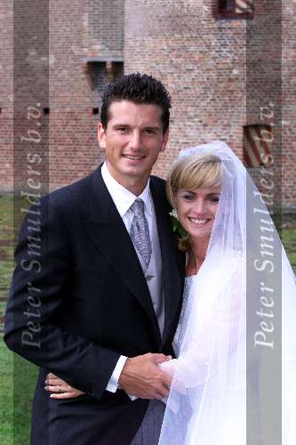 Muiden 07 Juli 1999
Richard Krajicek en Daphne Deckers trouwen