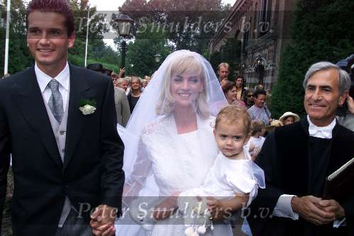 Muiden 07 Juli 1999
Richard Krajicek en Daphne Deckers trouwen