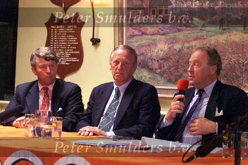 Hilversum 28 juni 1999
Persconferentie Dutch Open TNT 1999 bij de Hilversumsche Golfclub
Robbie v Erven Dorens