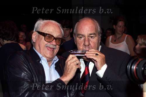 Hulversum, 27 juni 1999
Afscheid van Willem Duys van de AVRO
W.D. met Toots Tielemans