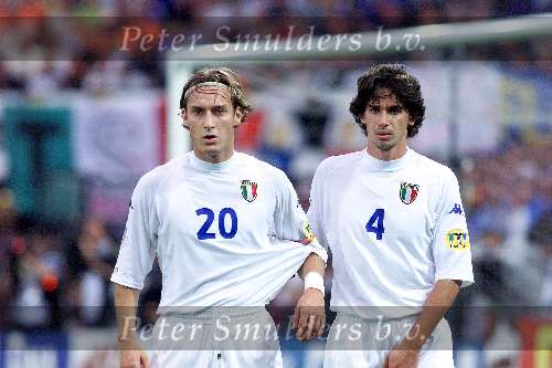 Rotterdam, 2 juli 2000   Euro 2000
Frankrijk-Italie, eindstand na verlenging 2-1
20 Totti en Albertini 4