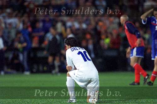 Rotterdam, 2 juli 2000   Euro 2000
Frankrijk-Italie, eindstand na verlenging 2-1
Alessandro DEL PIERO na het verlies