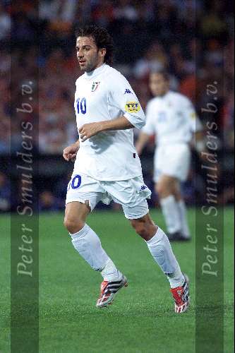 Rotterdam, 2 juli 2000   Euro 2000
Frankrijk-Italie, eindstand na verlenging 2-1
Alessandro DEL PIERO