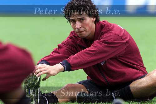 Eindhoven 19 juli 2000
1e training van de nieuwe PSV aanwinst 
John de Jong