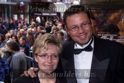 Amsterdam 5 juli 2000
Premiere Mission Impossible in Tushinsky
Joost Buitenweg met vrouw