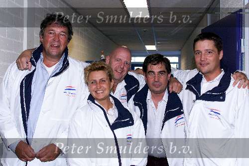 Den Bosch, 20 juli 2000
Uitreiking gouden CD Frans Bauer en Marianne Weber
Ron Brandsteder Karel v Kooten en andere DJ\\\'s van Radio Nationaal