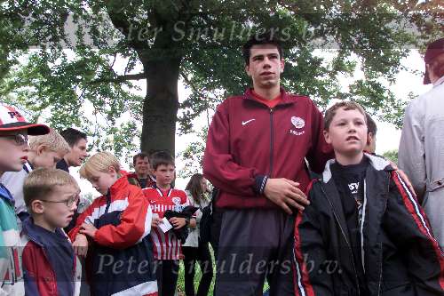 Eindhoven 19 juli 2000
1e training van de nieuwe PSV aanwinst Kezman.