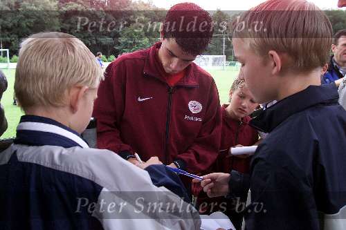 Eindhoven 19 juli 2000
1e training van de nieuwe PSV aanwinst Kezman.
