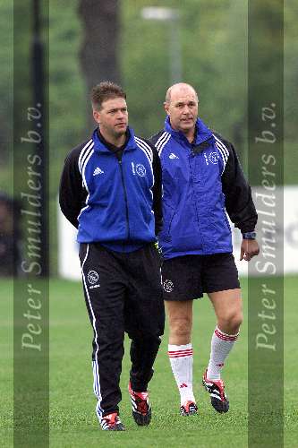 Amsterdam 5 juli 2000
Eerste training van AJAX seizoen 2000/2001 met een geheel nieuwe outfit van kledingsponsor ADIDAS