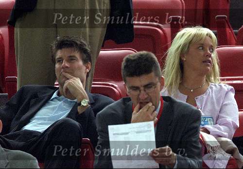 Rotterdam, 2 juli 2000   Euro 2000
Frankrijk-Italie, eindstand na verlenging 2-1
Michael Laudrup met vrouw