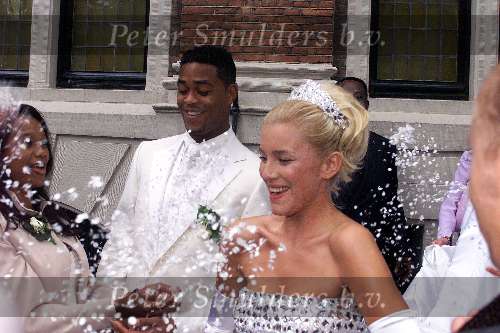 Amsterdam, 8 juli 2000
Trouwen Patrick kluivert met Angela Kluivert