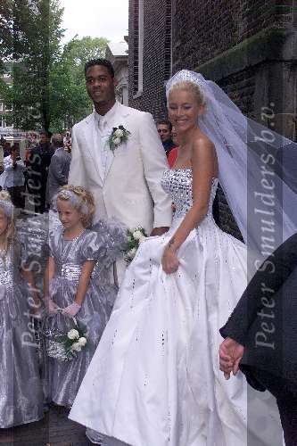 Amsterdam, 8 juli 2000
Trouwen Patrick kluivert met Angela Kluivert