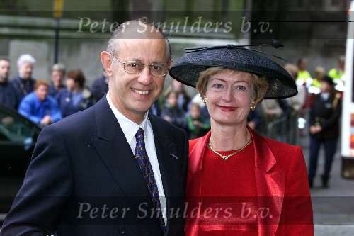 Utrecht 8 juli 2000
Trouwen  Prins Bernhard Jr en Annette Sekreve in domtoren in Utrecht.
Paul Nouwen met vriendin