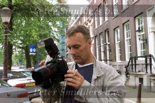 Amsterdam, 8 juli 2000
Trouwen Patrick kluivert met zijn Angela
Peter Scholten