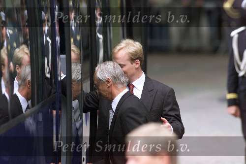 Utrecht 8 juli 2000
Trouwen  Prins Bernhard Jr en Annette Sekreve in domtoren in Utrecht.
Prins Hugo Carlos