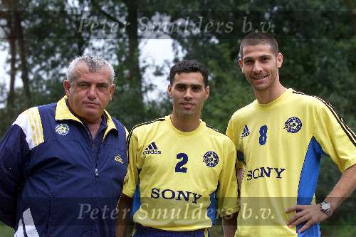 Mierlo 26 juli 2000
left to right Shlomo Sherf, Tal Banin and Avi Nimni