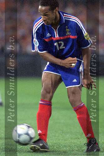 Rotterdam, 2 juli 2000   Euro 2000
Frankrijk-Italie, eindstand na verlenging 2-1
Thierry Henry