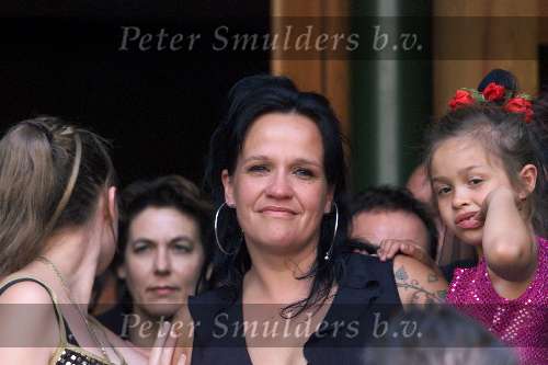 Amsterdam 16 juli 2001
Crematie van Herman Brood.
de dienst was in Pardiso
Xandra Brood met dochters