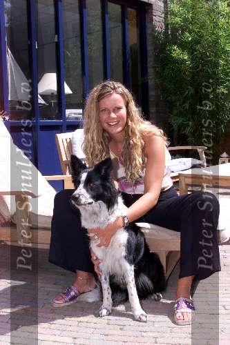 Baarn 2 juli 2001
Annette Barlo met haar hond