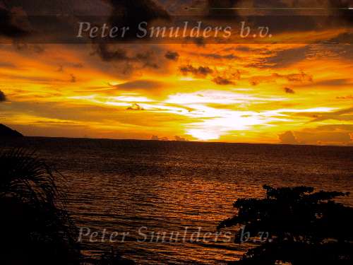 Penang Maleisie 28 mei 2000
avondrood