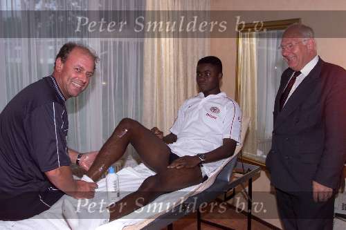 Oitsrewijk 21 juli 2001
 Henk Verhoeven met Mart v d Heuvel en eric Addo