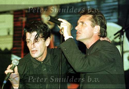 Amsterdam, 5 november 1996
Herman Brood 50 jaar !!!!!
Hier op de foto samen met Hennie Vrienten ( Doe Maar )