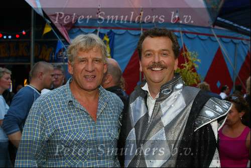 Amsterdam 9 juli 2002
Premiere Circus Renz
Wim Somer met direkteur Circus Herman renz