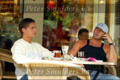 Aalsmeer 13 juli 2002
Gerard Joling met Dave