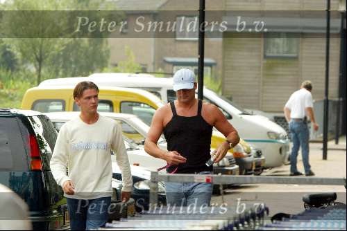 Aalsmeer 13 juli 2002
Gerard Joling met Dave