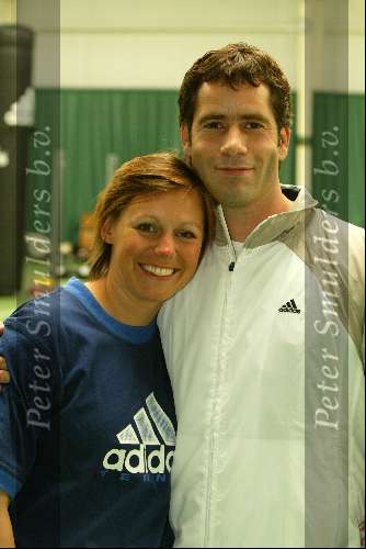 Amsterdam 27 april 2002
Sportdag Adidas
Sabine Appelmans en Glenn Schaap