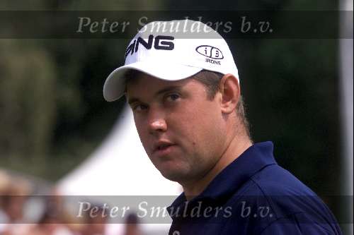 Hilversum 26 Juli 2002 TNT Dutch Open golf 2002
Lee Westwood
Golfen