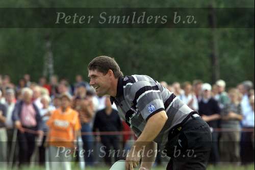 Hilversum 26 Juli 2002 TNT Dutch Open golf 2002
Padraig Harrington
Golfen
