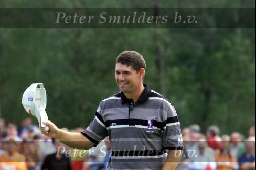 Hilversum 26 Juli 2002 TNT Dutch Open golf 2002
Padraig Harrington
Golfen