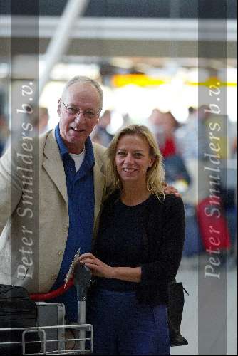 Schiphol 15 juli 2002
Wik Jongsma met vriendin