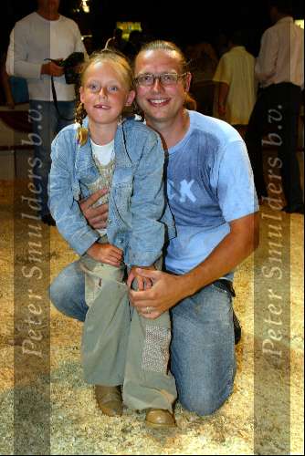 Amsterdam 8 juli 2003
Premiere circus Renz bij de RAI
Dennis Mulder met dochtertje