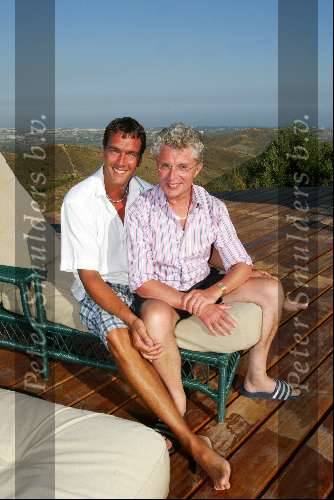 Marbella 25 juli 2003
Jacques D Ancona met zijn vriend Hans