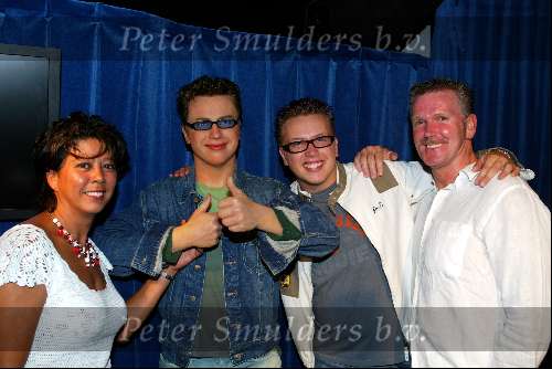 Amsterdam 15 juli 2003
Presentatie beelden van Jamai Idols in Madame Tussaud samen met zijn ouders