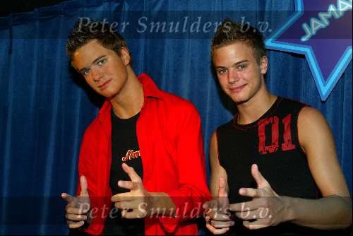 Amsterdam 15 juli 2003
Presentatie beelden van jim Idols  in Madame Tussaud