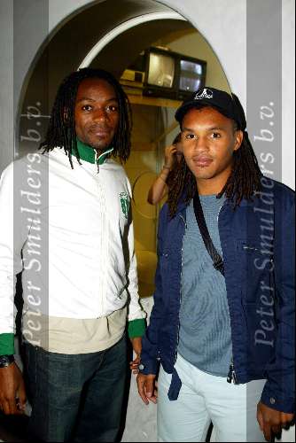 Zaandam 4 juli 2003
Kiki Musampa en Nordin Wooter