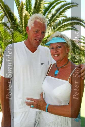 Benalmadena 26 juli 2003
Ria Valk met haar nieuwe vriend Herman