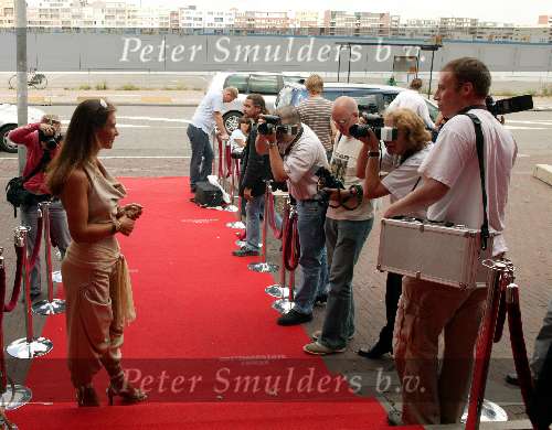 Amsterdam 22 juli 2003
Presentatie NET 5 SBS  en Veronica bij panama.
Suzanne Blokhuis met veel pers