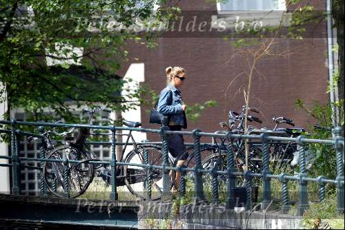 Amsterdam 9 juli 2003
Tanja Jess op straat