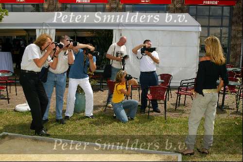 Amsterdam 22 juli 2003
Presentatie NET 5 SBS  en Veronica bij panama.
Wendy v Dijk Tijdens een persshooting