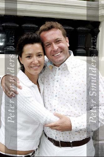 Amsterdam 11 juli 2004
Modeshow Wolford in het Amstel Hotel.  
Bianca BB (Big Brother) met een vriend