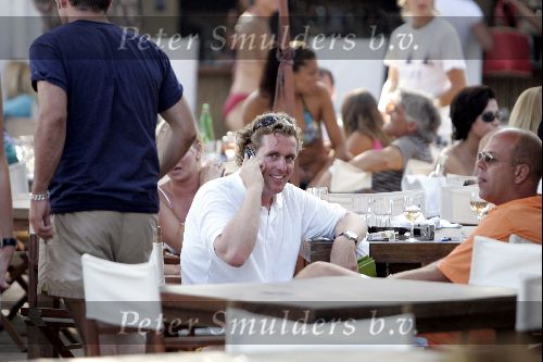 St Tropez 24 juli 2004
Feestje met champagne bij Nikki Beach. 
Edwin Smulders