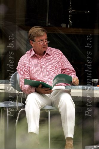 Amsterdam 27juli 2004
Eric Peute op een terras