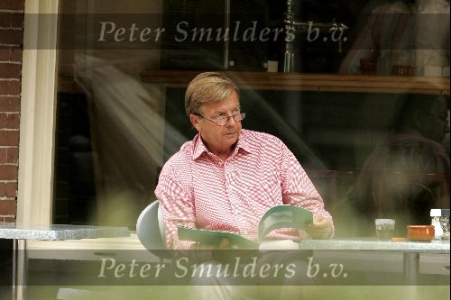 Amsterdam 27juli 2004
Eric Peute op een terras