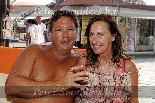 St Tropez 24 juli 2004
Evert Kroon met Mariet v Mill