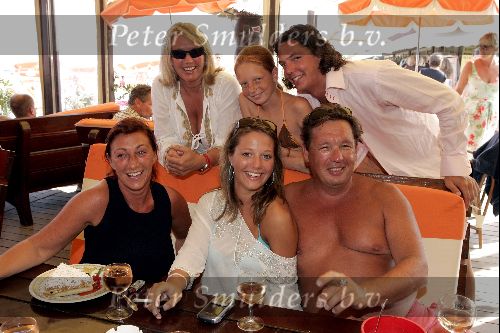 St Tropez 24 juli 2004
Evert Kroon met familie