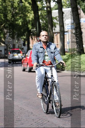 Laren 26 juli 2004
Jaap v Zweden op fiets.